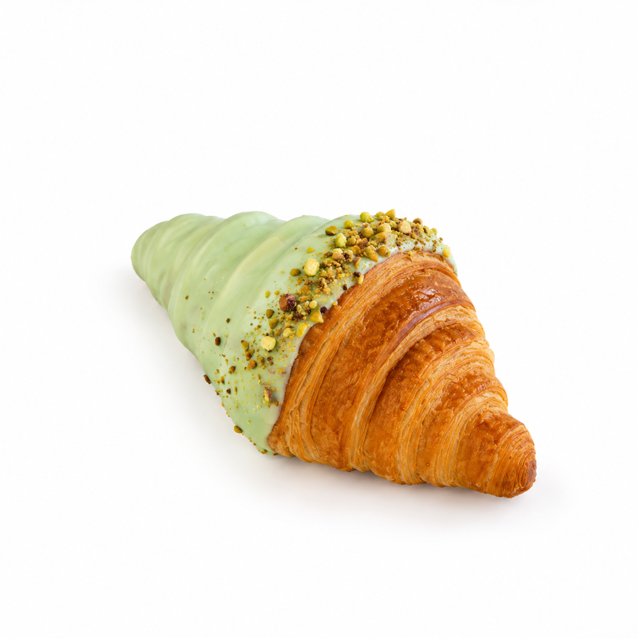 Шоколадқа малынған пісте круассаны Hani Bakery