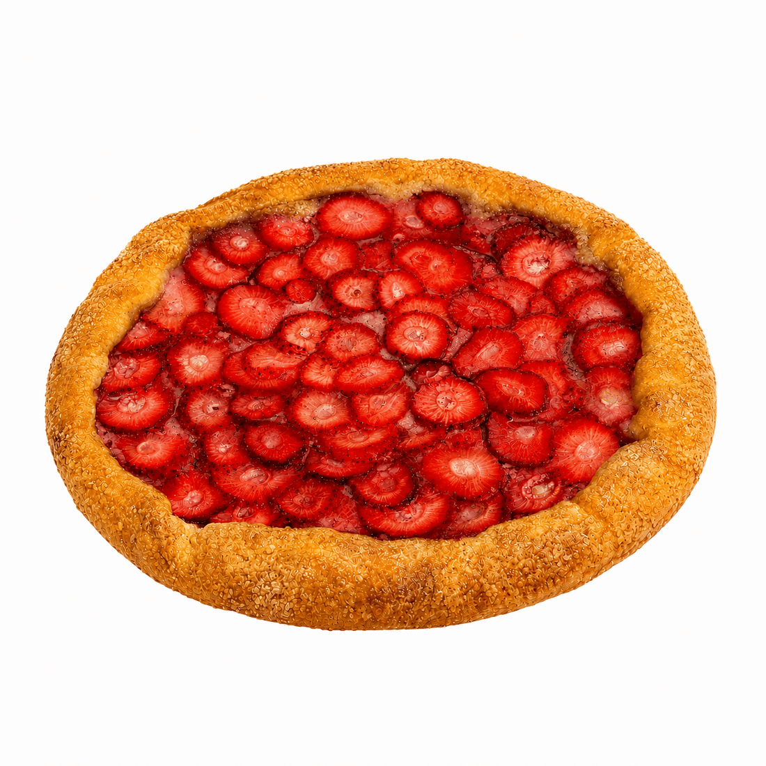 Галета с клубникой